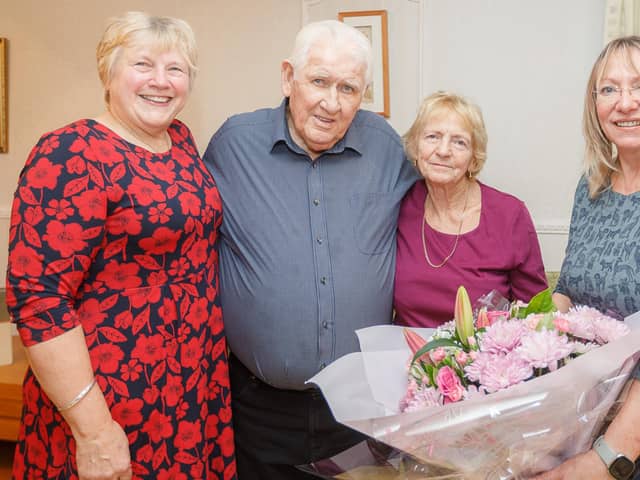 Robin and Anne Brannan of Hazeldene, Strathenry by Leslie, celebrated 60 years of marriage on 9 November 2023 (Pic: Andrew Beveridge)