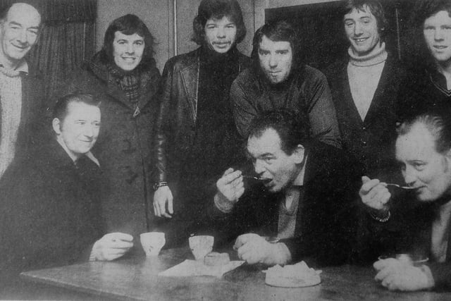 Miners strike 1974 - soup kitchen in Dysart