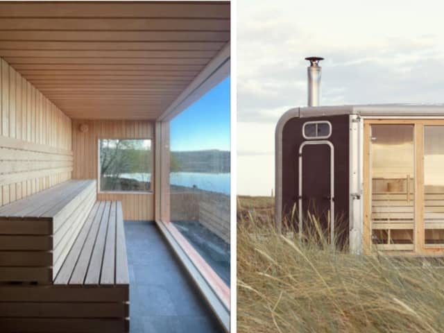 The sauna offers amazing views (Pics: Submitted)
