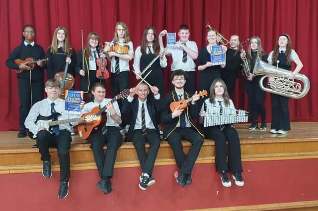 Fife Festival of Music launched its 2024 prospectus at Kirkcaldy High School.  (Pic: Submitted)
