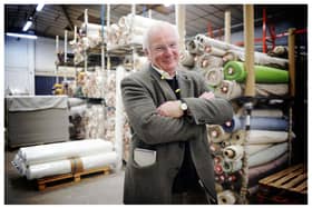 Angus Nicoll, was the managing director of Scotland’s last linen factory which was based in Kirkcaldy. He has received an MBE in the Queen’s New Year Honours. Pic: George McLuskie.