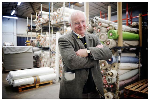 Angus Nicoll, was the managing director of Scotland’s last linen factory which was based in Kirkcaldy. He has received an MBE in the Queen’s New Year Honours. Pic: George McLuskie.