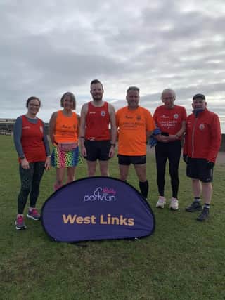 Kirkcaldy Wizards who contested last weekend's West Links Arbroath Parkrun Tour event