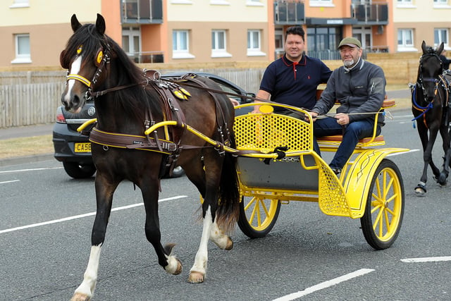 The event gives horse enthusiasts a chance to ride round the town.