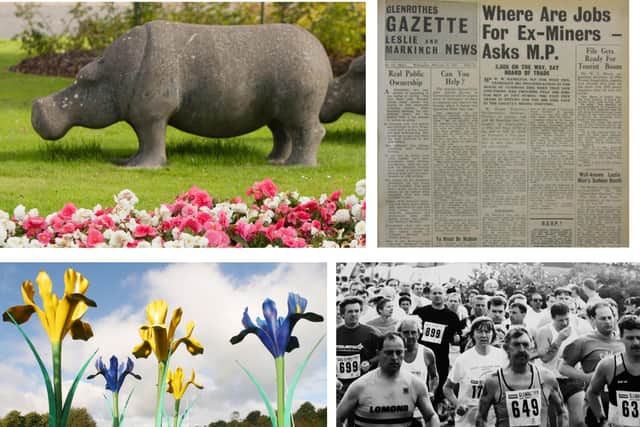 Giant flowers, hippos, the half marathon and the Glenrothes Gazette - all integral parts of the former new town (Pic: Submitted)