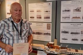 George McLauchlan, a trustee of Burntisland Heritage Trust, has collated this year's exhibition on the shipyards in Kinghorn and Burntisland.