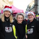 Christmas 2021: Katie Carruthers and Danny Cepok from Love Oor Lang Toun with Louise Canny (centre)