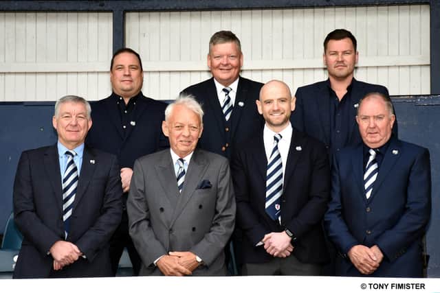 The new Raith Rovers board members (Pic by Tony Fimister)