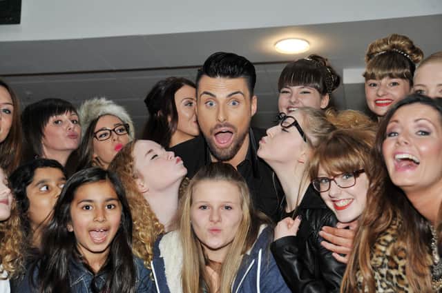 Rylan Clarke's 2013 appearance saw the Kingdom Centre packed by fans.
The then reality TV star - now an established radio broadcaster and TV host - switched on the lights at the Kingdom Centre and wasx a huge hit with fans who travelled from as far away a Berwick-Upon-Tweed to see him.