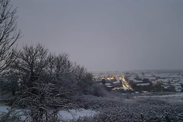 The view across Kirkcaldy from Bennochy Road this morning (Pic: Fife Free Press)