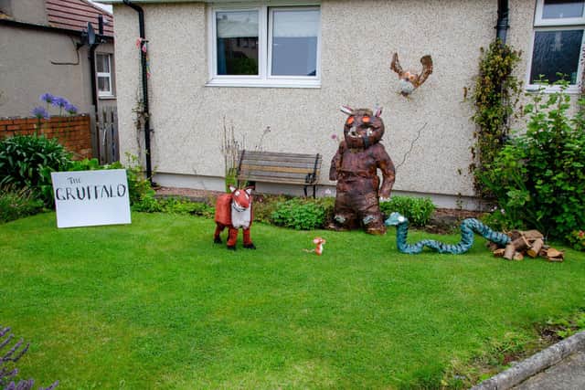 The winner of the adult category on this year's Scarecrow Trail in Kinghorn is The Gruffalo.