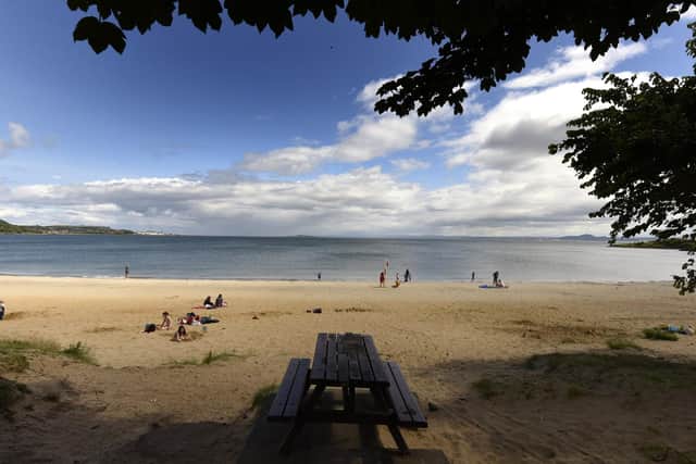 Aberdour beach will  be busy today (Pic: Fife Photo Agency)
