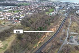 The land at the centre of the planning application