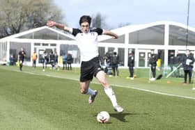 Kieron Bowie in action for Fulham's U18 side.