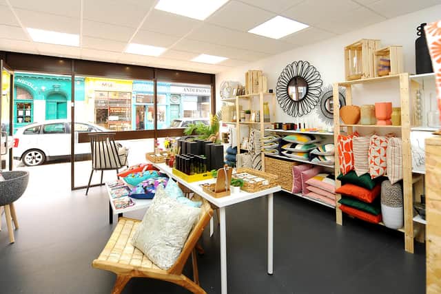Inside the store. Pic: Fife Photo Agency.