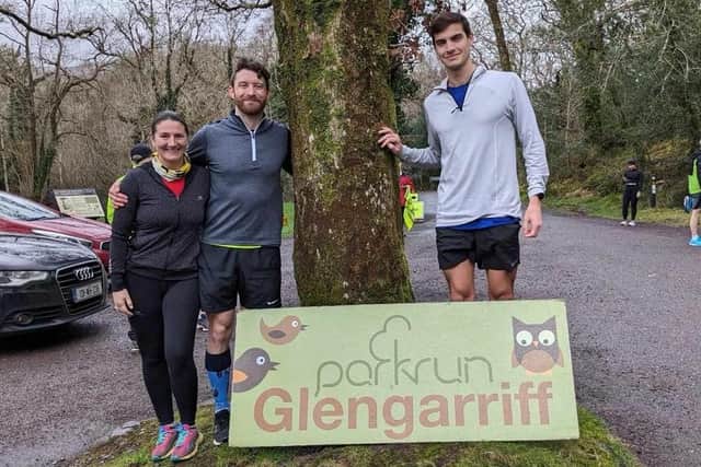 Wizards Claire Doak and Calum Reid ran Glengariff Parkrun in Cork on Saturday morning