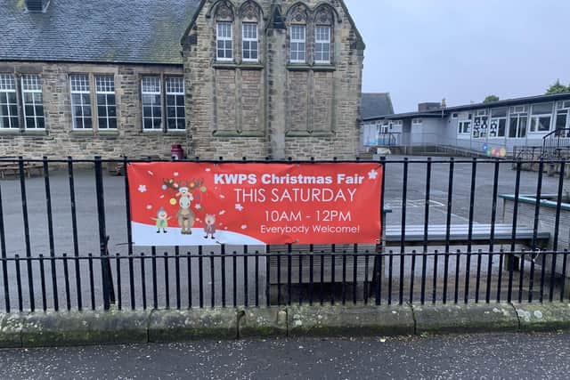 Kirkcaldy West Primary School is set to host their Christmas fair this weekend.  (Pic: Clare Murphy)