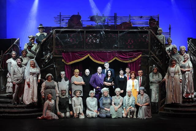 Members of Kirkcaldy Amateur Operatic Society (KAOS) bring The Addams Family to the Fife stage this week.  (Pic: Fife Photo Agency)
