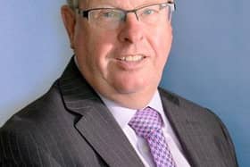Alistair Morris chaired his final NHS Fife board meeting as acting chairman on Tuesday.  (Pic: NHS Fife)