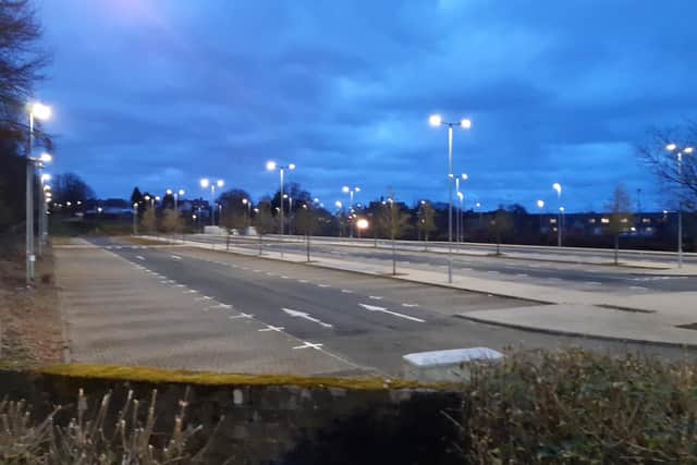 Lockdown: The eerily empty car park at Kirkcaldy train station during lockdown when passenger numbers slumped
