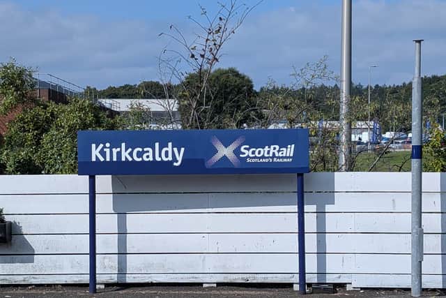 Kirkcaldy station will be hit by the line closure this autumn | Pic Fife Free Press
