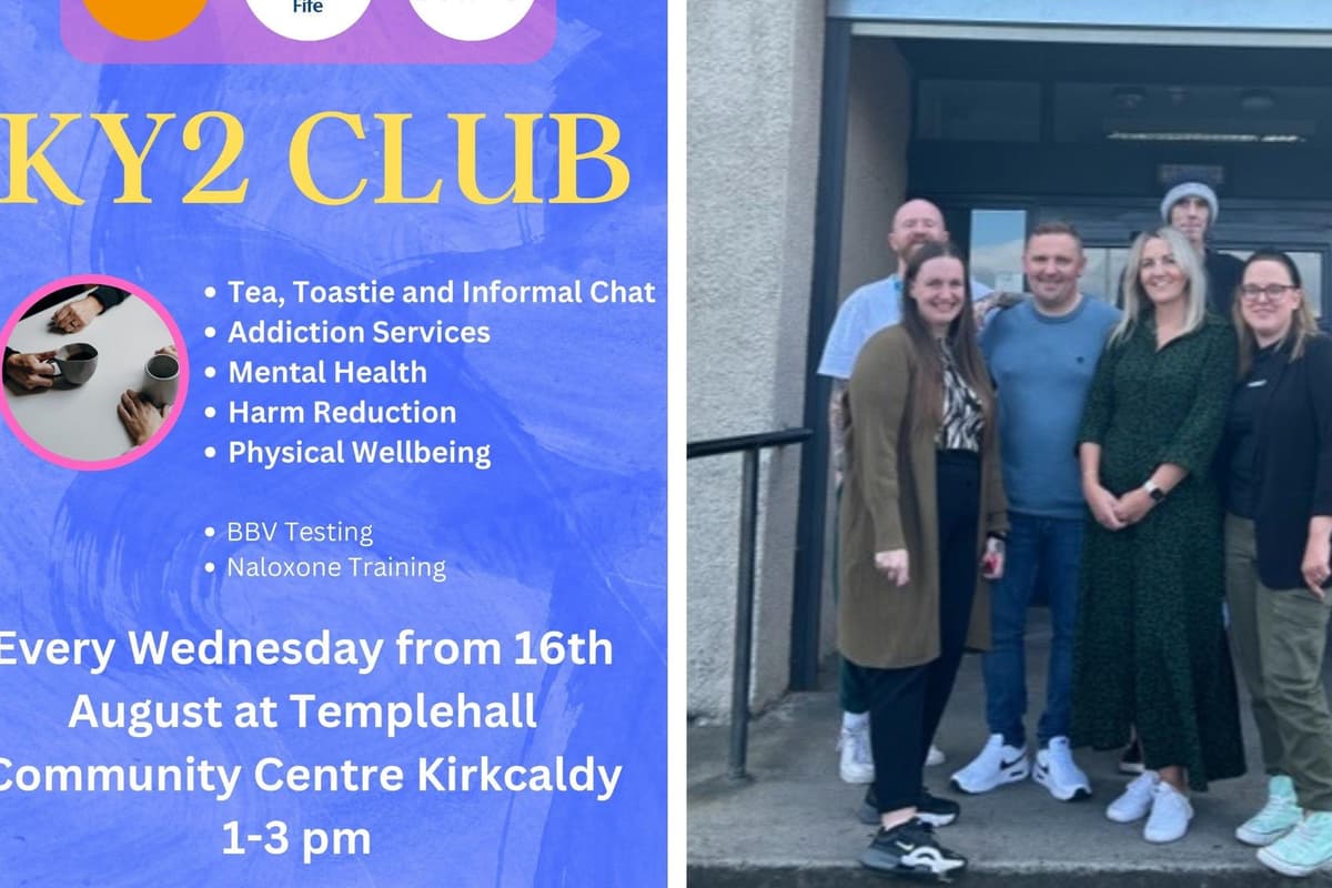 Ky2 Building KY2 Club: new safe space opens in Kirkcaldy to reduce drug use