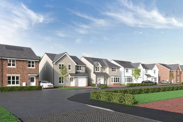 The new development in Kirkcaldy