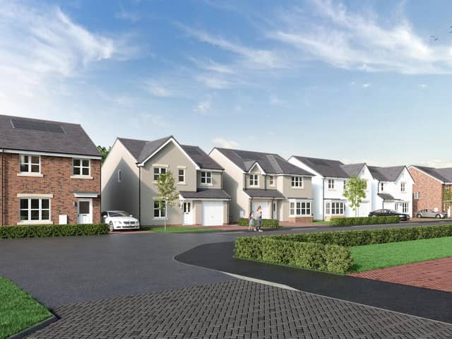 The new development in Kirkcaldy