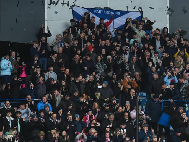 Raith Rovers fans pack out Ibrox Stadium's away section during last season's Scottish Cup quarter-final against Rangers (Pic Craig Foy/SNS Group)
