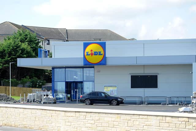 The new Lidl store opposite Morrisons supermarket in Kirkcaldy is expected to open sometime in the next few weeks. credit- Fife Photo Agency