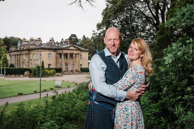 Nicholas and Gaynor Russell at Balbirnie House Hotel (Pic: Rob Thomson/ Lifetime Photography)