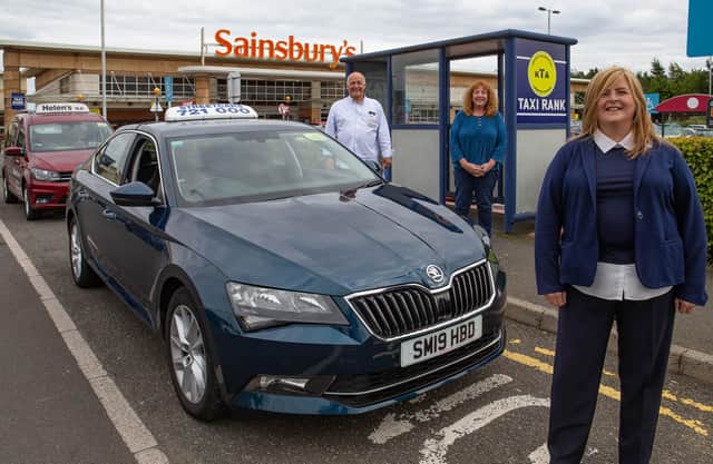 A new taxi rank is now operating outside Sainsbury's at Fife Central Retail Park