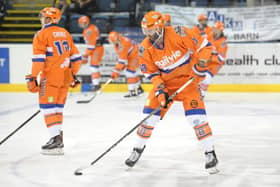 New Flyers signing Chris Lawrence in action for Sheffield Steelers