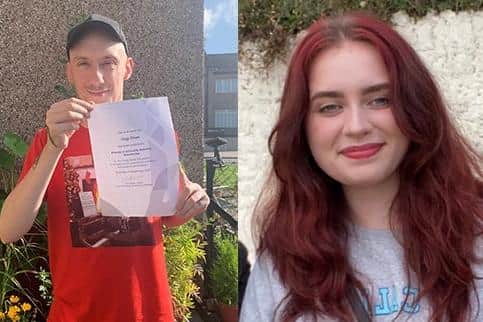 Craig Carson and Oonagh Maxwell who have both received special scholarships.
