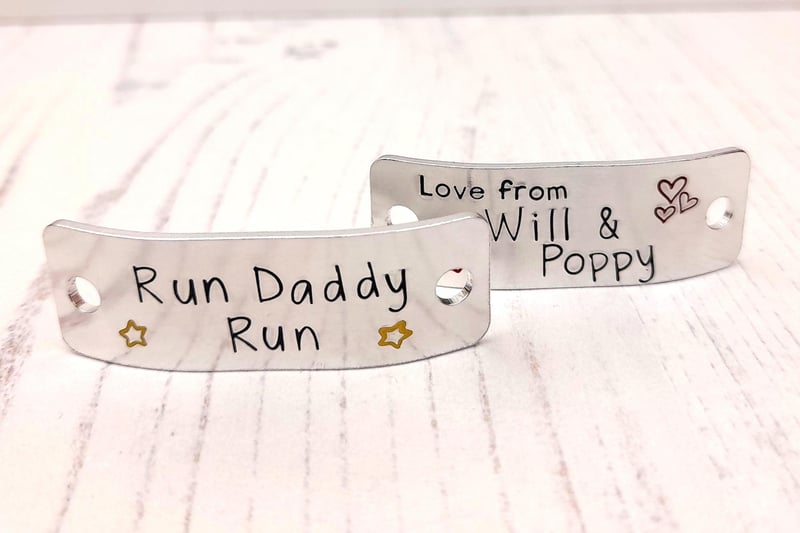 For a present to last dads a lifetime, Stamped With Love is the business for unique hand-stamped aluminium key rings and trainer tags. Based in Waterlooville, Emma Hannay sells an array of gifts with different messages already imprinted or you can request personalisation.
Prices start at £9.97. Go to stampedwithlove.uk.