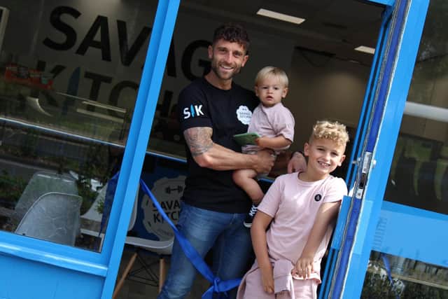 Eros Enrici was delighted to open the third Savage Kitchen shop.