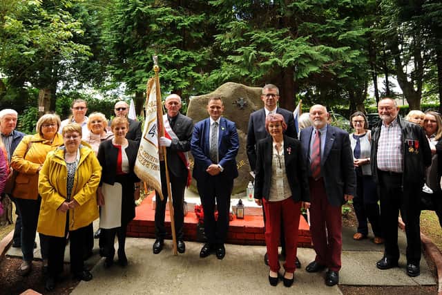 Polish Ambassador Piotra Wilczka with guests at Kirkcaldy's Polish Club (Pic: Fife Photo Agency)
