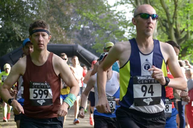 Runners taking part in the Kirkcaldy Half Marathon in 2019 at Beveridge Park, Kirkcaldy. Pic: George McLuskie