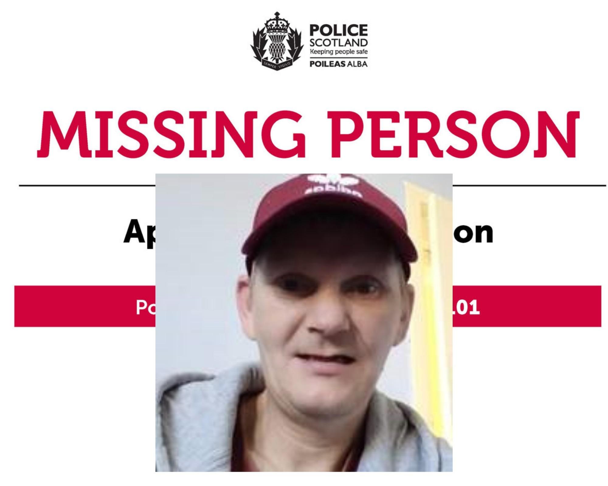 Police appeal to trace Fife man reported missing since June