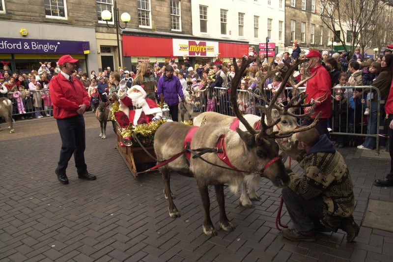 The last parade featuring the reindeer took place in 2019.  It was the 31st reindeer parade in the town.