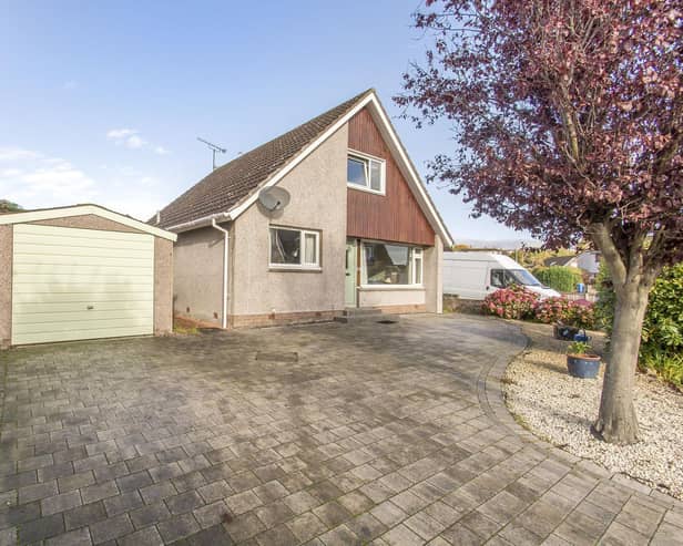 The three-bedroom detached chalet style villa.