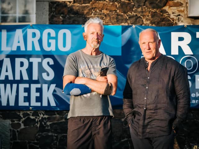Sculptor David Mach, and singer and broadcaster Richard Jobson will be appearing at Largo Arts Week.