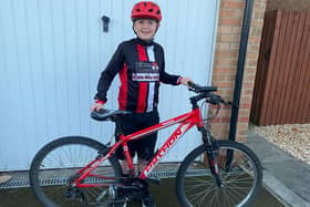 Logan will tackle the cycling challenge to raise money for good causes in Kirkcaldy.