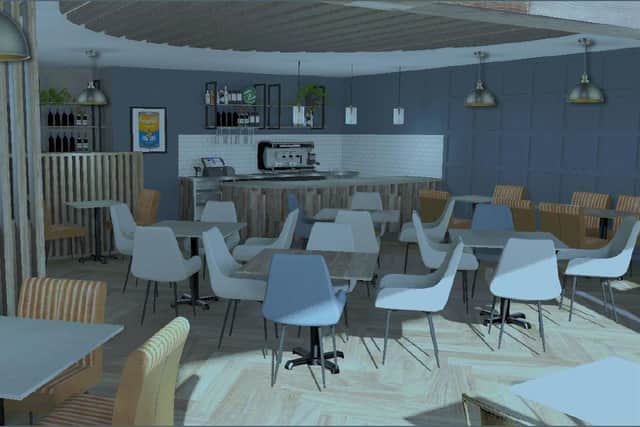 The new bistro at Fife College’s Kirkcaldy campus that has been designed by students.