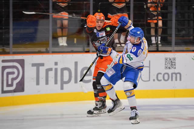 Fife Flyers have yet to win a game against Sheffield Steelers this season (Pic: Dean Woolley)