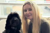 Paige Elliot with Fiji, her hearing dog (Pic: Submitted)
