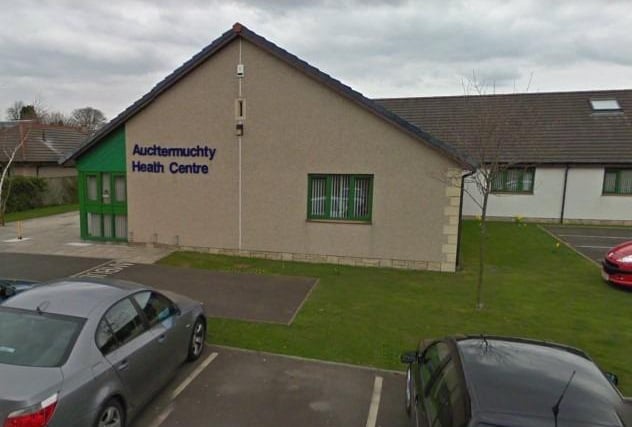 There are  1414 patients per GP at Auchtermuchty Health Centre
 In total there are 5654 patients and four GPs.