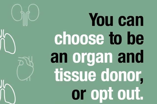 Organ donation.