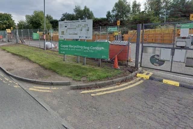 Cupar Recycling Centre is set to re-open