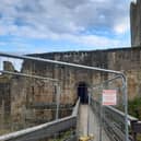 Ravenscraig Castle in Kirkcaldy remains closed to the public (Pic: Fife Free Press)